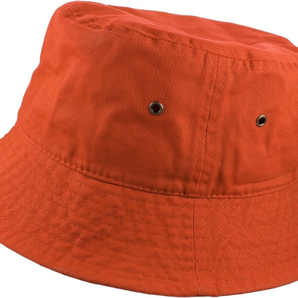Solid Color 100% Cotton Bucket Hat for Women and Men Packable Travel Summer Beac
